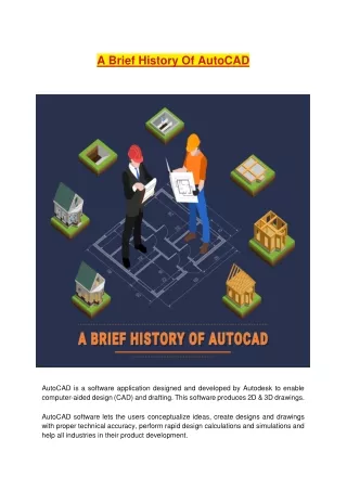 a brief history of autocad
