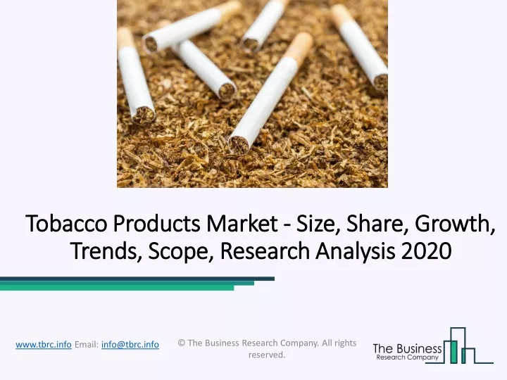 tobacco products market tobacco products market