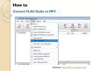 How to Convert FLAC Audio to MP3