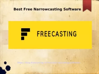 Best Free Narrowcasting Software