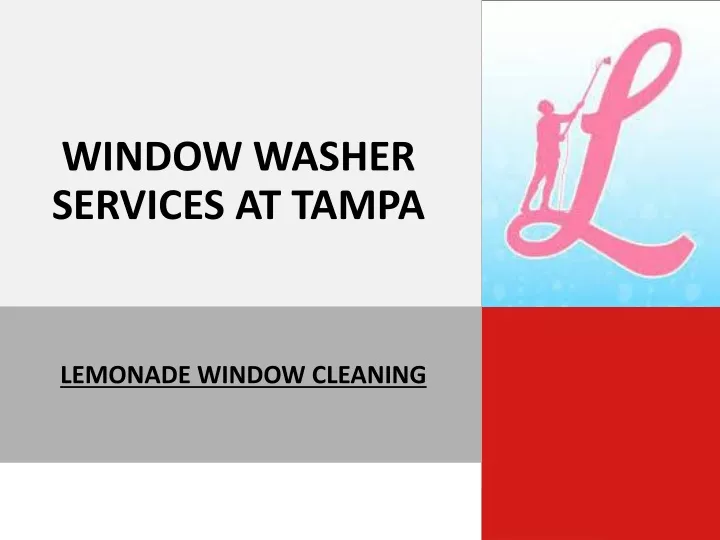 window washer services at tampa