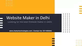 Chahar Technologies: Low Cost Web Designing Company in Delhi