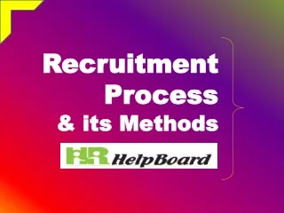 recruitment process its methods