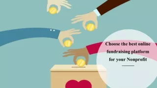 Online fundraising platform for nonprofit