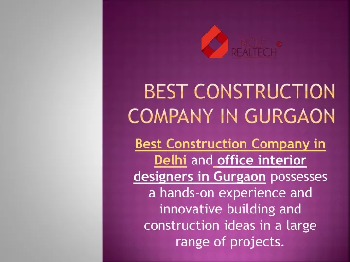 best construction company in gurgaon