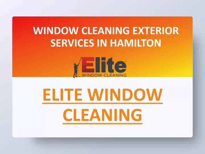 window cleaning exterior services in hamilton