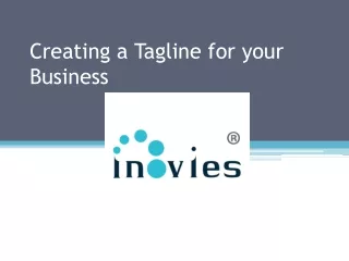 Creating a Tagline for your Business
