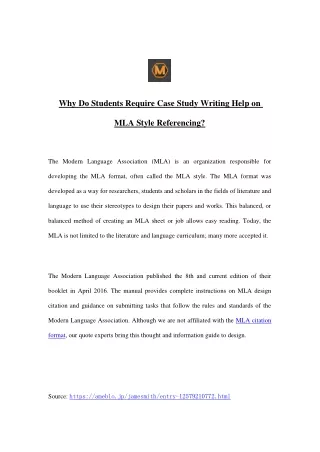 why do students require case study writing help on