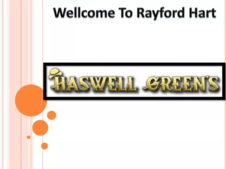 wellcome to rayford hart