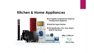 Kitchen & Home Appliances India