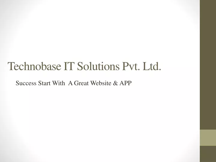 technobase it solutions pvt ltd
