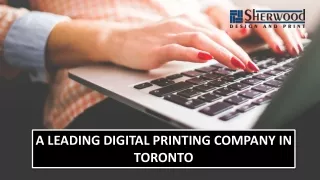 A Leading Digital Printing Company in Toronto