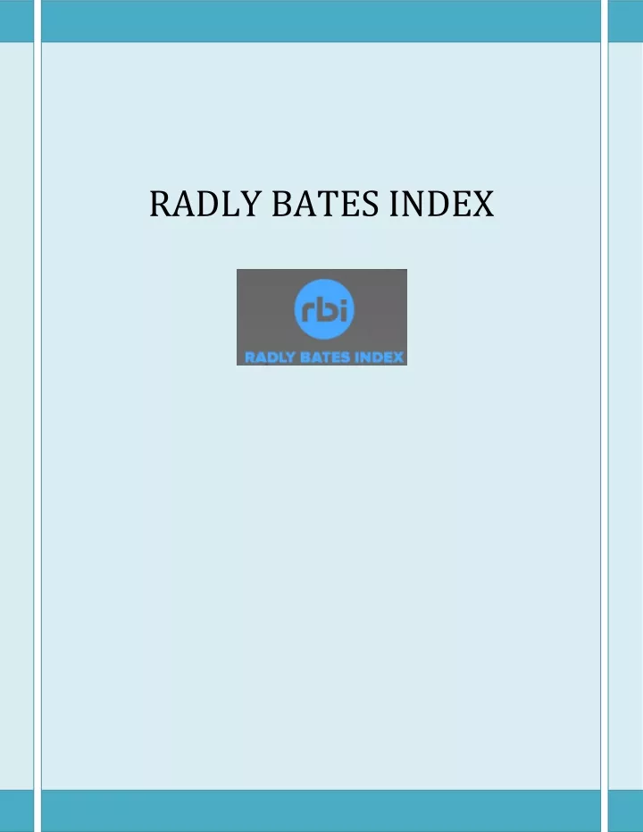 radly bates index