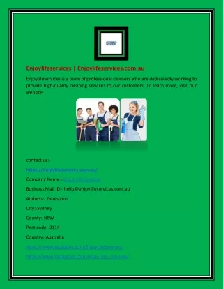 enjoylifeservices enjoylifeservices com au
