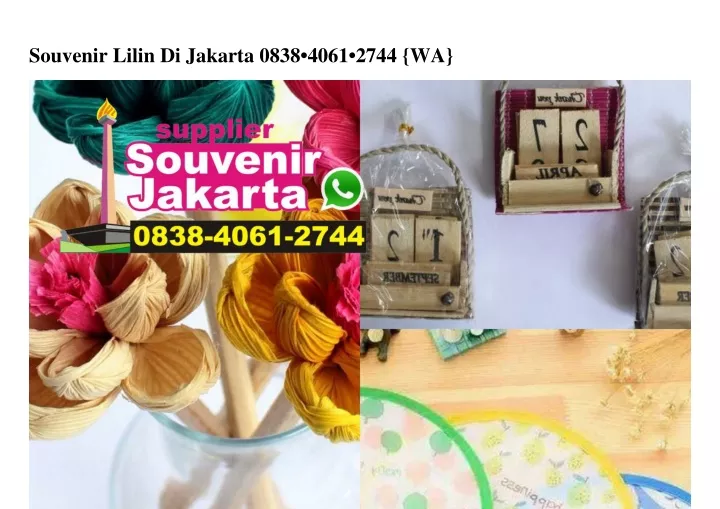 souvenir lilin di jakarta 0838 4061 2744 wa