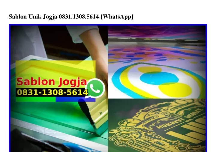 sablon unik jogja 0831 1308 5614 whatsapp