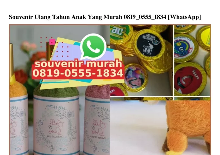 souvenir ulang tahun anak yang murah 08i9 0555