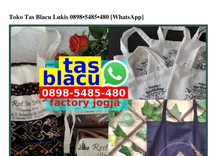 toko tas blacu lukis 0898 5485 480 whatsapp