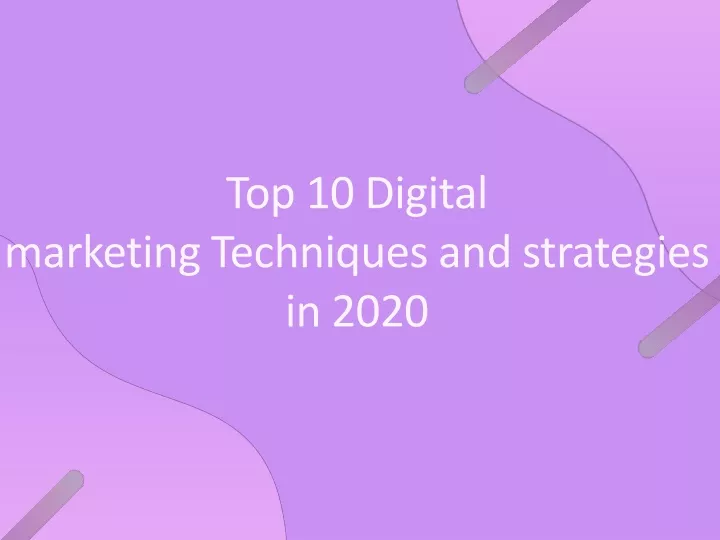 top 10 digital marketing techniques