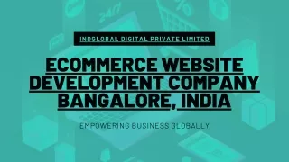 Ecommerce Website Development Company Bangalore, India