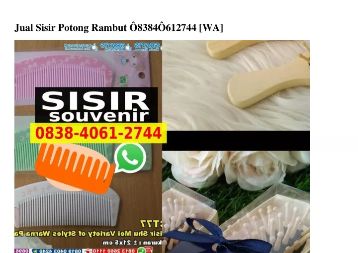 jual sisir potong rambut 8384 612744 wa