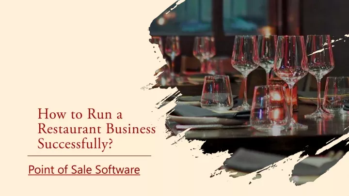 how to run a restaurant business successfully