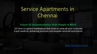 Serviced Apartments in chennai