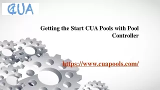 Getting the Start CUA Pools with Pool Controller