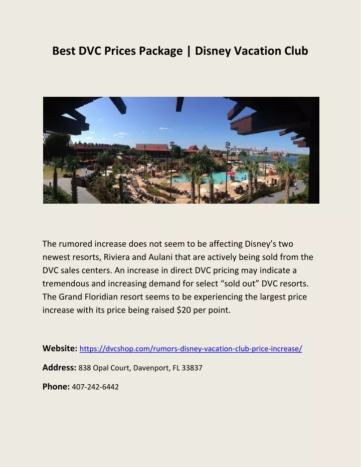 best dvc prices package disney vacation club