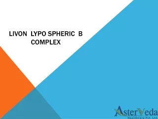 Livon  Lypo Spheric B Complex