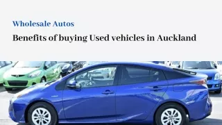 Benefits of buying Used vehicles in Auckland
