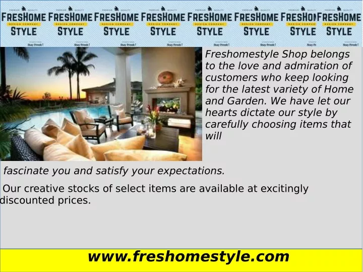 freshomestyle shop belongs to the love