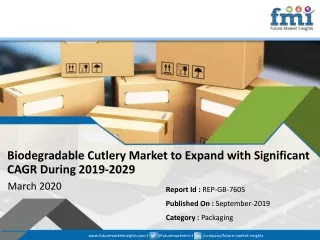 biodegradable cutlery market to expand with