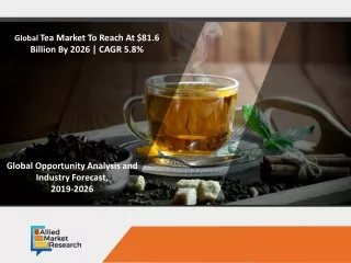 global tea market to reach at 81 6 billion