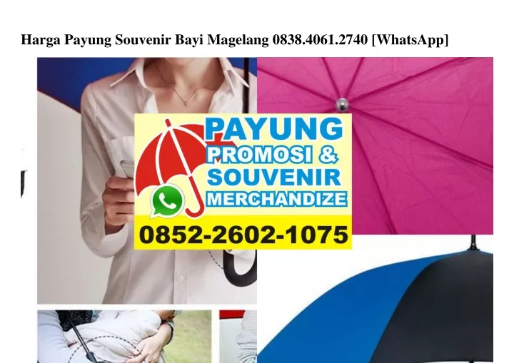 harga payung souvenir bayi magelang 0838 4061