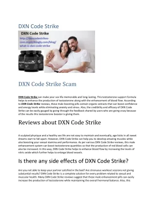 DXN Code Strike