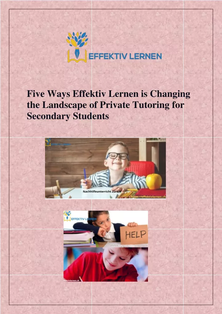 five ways effektiv lernen is changing