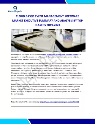 cloud based event management software market