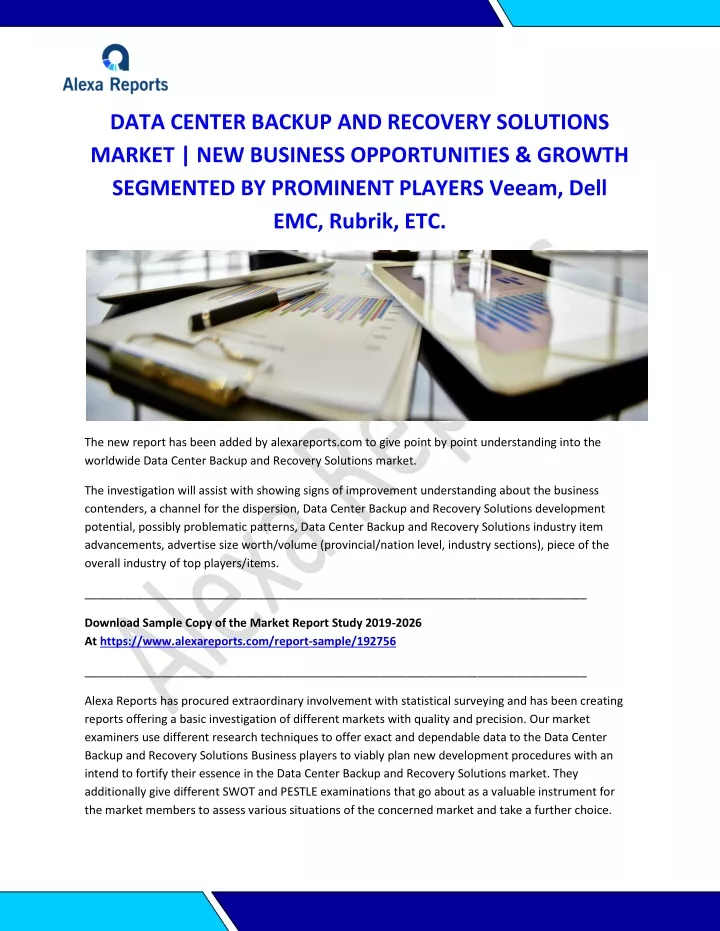 data center backup and recovery solutions market