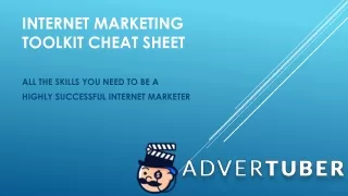 Internet marketing toolkit cheat sheet