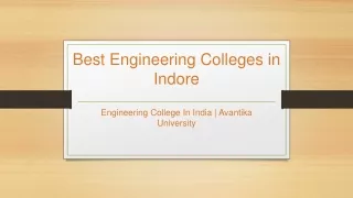 best engineering colleges in indore