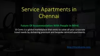 Service Apartments in Chennai | Best Accommodation in Chennai