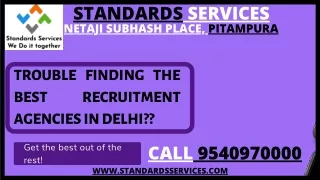 Recruitment Agencies in Delhi - Standards Services