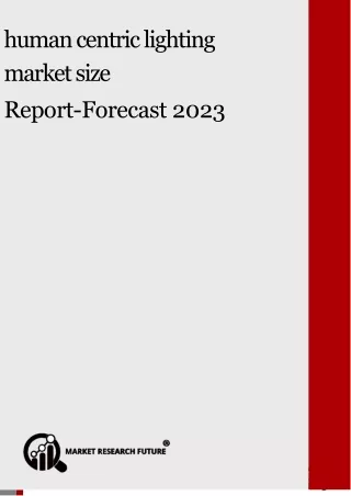 human centric lighting market size report