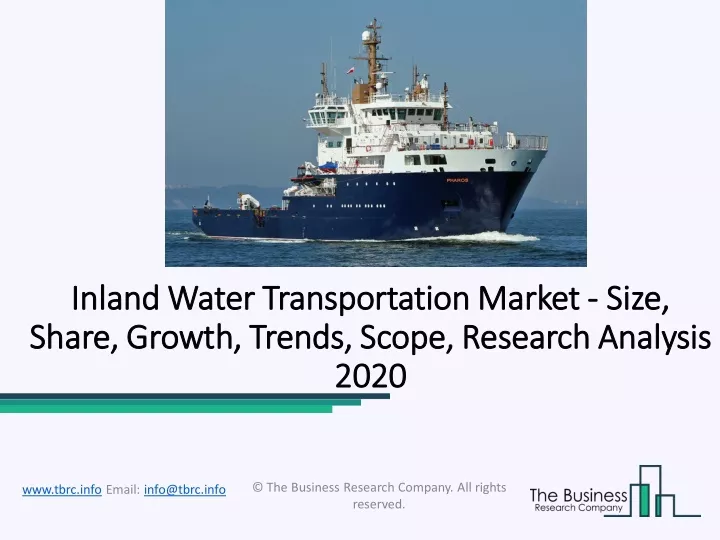inland water inland water transportation market