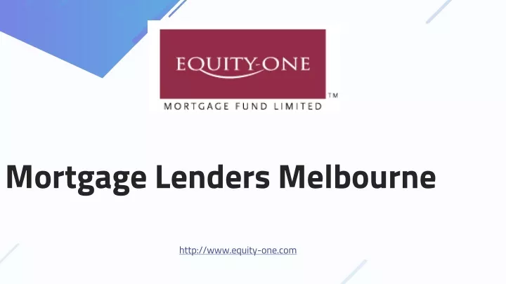 mortgage lenders melbourne