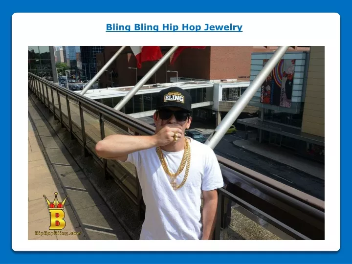 bling bling hip hop jewelry