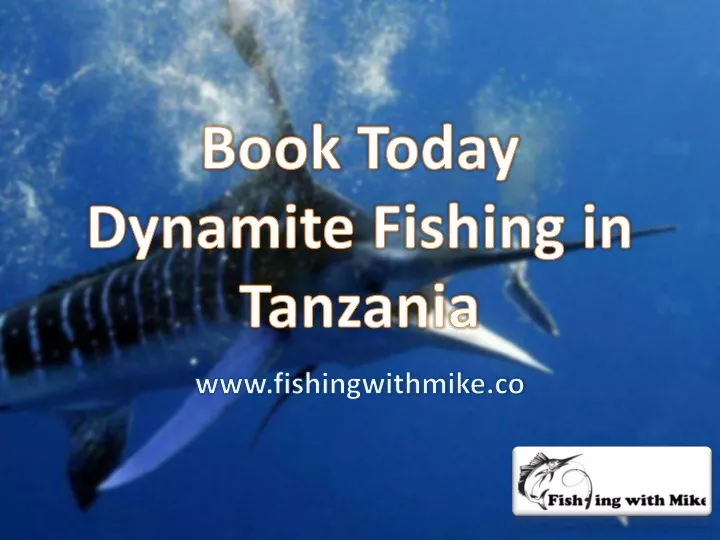 book today dynamite fishing in tanzania