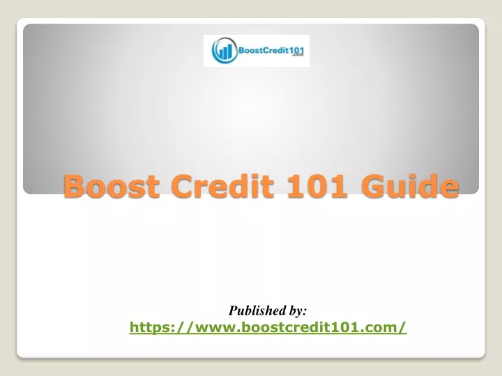 boost credit 101 guide