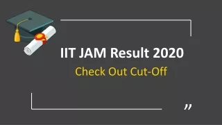 IIT JAM 2020 Result – Download Procedure & Cut-Off